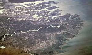 What happens when the Indus doesn't reach the sea?