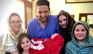 شاہد آفریدی کے گھر پانچویں بیٹی کی پیدائش