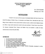 Islamabad admin seals Shahzad Town, Rimsha Colony