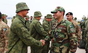 Pakistan takes part in Russian drills ceremony