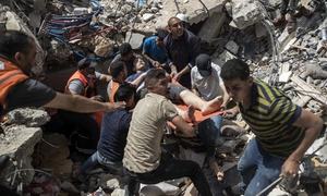 Israeli strikes kill 42 more Palestinians, raising death toll to 188