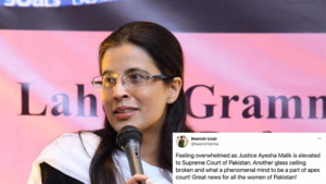 'About time': Netizens rejoice as Justice Ayesha Malik expected to become first female Supreme Court judge