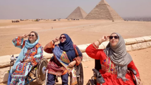 For three women in wheelchairs, their first solo trip to Egypt was the journey of a lifetime