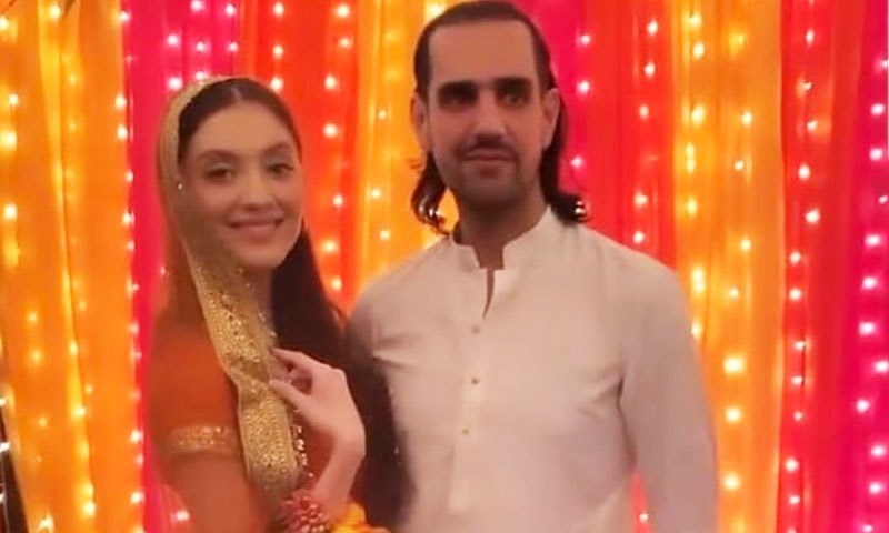 ماڈل نیہا راجپوت اور شہباز تاثیر کی شادی کی تقریبات کا آغاز