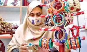 Tribal woman opens handicrafts outlet in Peshawar