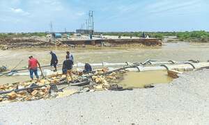 Karachi's DHA residents left at mercy of rains witness replay of 2020 disaster