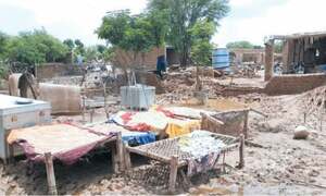 Flood-affected people scrambling for survival
