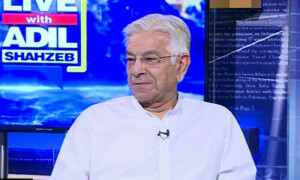 Shahbaz Gill's statement unacceptable, crossed every line: Khawaja Asif