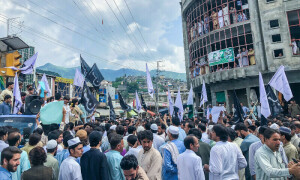 سوات میں عسکریت پسندوں کی موجودگی کے خلاف احتجاجی مظاہرے