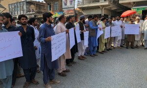 Citizens protest against militancy as death toll of Swat blast rises to 8