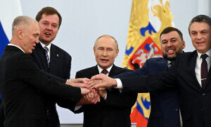 Russia annexes four Ukraine regions amid warnings from West