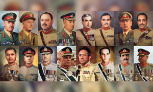 پاکستان کی 75 سالہ تاریخ کے سپہ سالاروں کی فہرست