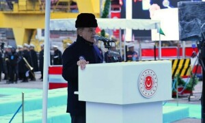 استنبول: میلجم کارویٹ خیبر کا افتتاح، وزیراعظم کی دفاعی پیداوار میں اضافے کی تجویز