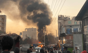 افغانستان: سابق وزیراعظم کے دفتر کے قریب خودکش حملہ، ایک شخص جاں بحق