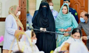 In another purported audio clip, Bushra Bibi grills man over photos of items from Toshakhana