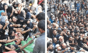 میرپورخاص: سستا آٹا خریدنے کیلئے ہجوم میں بھگدڑ مچنے سے ایک مزدور جاں بحق