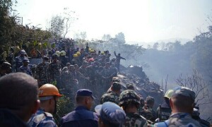 نیپال: 72 مسافروں کو لے کر جانے والا طیارہ گِر کر تباہ، 68 افراد کی ہلاکت کی تصدیق