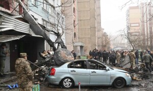 Ukraine interior minister among 16 dead in helicopter crash