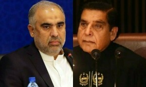 اسپیکر نے پی ٹی آئی اراکین کے استعفے منظور کرکے اپنے عہدے سےبڑی ناانصافی کی ہے، اسد قیصر