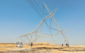 جامشورو: 500کے وی الیکٹرک لائن کا ٹاور گرگیا