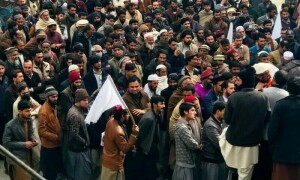 خیبرپختونخوا: دہشت گردی کی بڑھتی ہوئی لہر کے خلاف شہریوں کا احتجاج