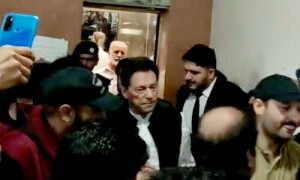 Imran gets bail in three cases, warrants in one