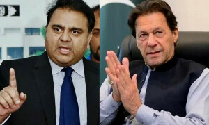 توہین الیکشن کمیشن کیس: عمران خان اور فواد چوہدری کے وارنٹ گرفتاری جاری