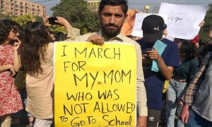 I marched for my mother who wasn&rsquo;t allowed to go to school
