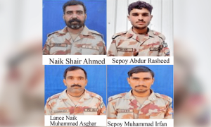 4 soldiers martyred in terrorist attack along Pak-Iran border in Balochistan&rsquo;s Kech: ISPR