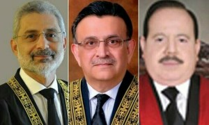 جسٹس مظاہر نقوی کے خلاف ریفرنسز: جوڈیشل کونسل کا اجلاس بلانے کیلئے جسٹس فائز عیسیٰ، جسٹس طارق مسعود کا خط