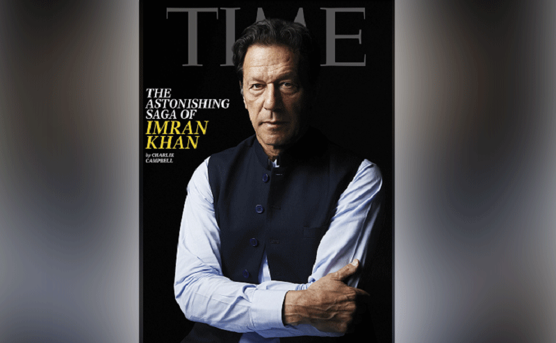 Imran makes cover of Time, but supporters not happy