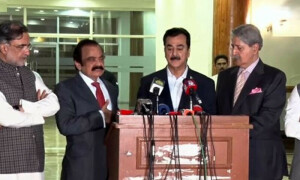 پارلیمانی جمہوریت میں بحران سے نمٹنے کیلئے ڈائیلاگ ہی واحد راستہ ہے، وزیر داخلہ