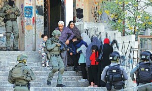 مقبوضہ مغربی کنارے میں اسرائیلی فورسز کی فائرنگ سے 7 فلسطینی زخمی