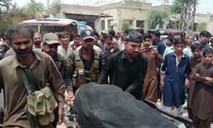 جیکب آباد میں ڈاکوؤں کا پولیس پارٹی پر حملہ، 6 اہلکار شہید