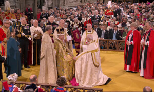 In pictures: Pomp, pageantry and protests mark King Charles III&rsquo;s coronation