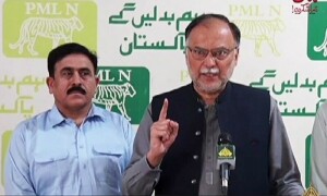 عمران خان نے اس لیے سب کچھ جلا کر راکھ کردیا کہ رسیدیں نہیں ہیں، احسن اقبال