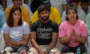 Top Indian wrestlers detained as protest against federation chief intensifies
