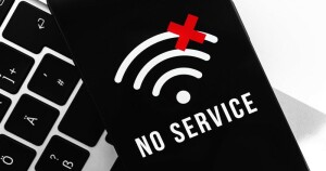 How did the internet blockage impact advertising effectiveness?