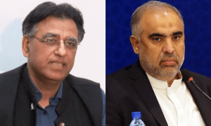 اسد عمر، اسد قیصر کی جہانگیر ترین گروپ سے روابط کی تردید