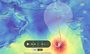 Cyclone Biparjoy now 910km away from Karachi