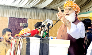 2018 میں &rsquo;غیر ملکی ایجنڈے&lsquo; سے روکا گیا ترقی کا سفر دوبارہ شروع ہو گیا ہے، فضل الرحمٰن