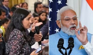 &lsquo;Unacceptable&rsquo;: White House denounces harassment of journalist who questioned Modi on human rights