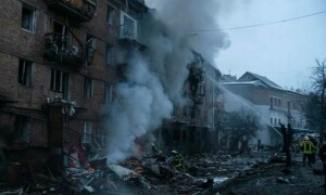 Nine dead after Russian missile hits restaurant