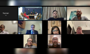 IMF team holds meeting with PTI leadership at Zaman Park residence in Lahore