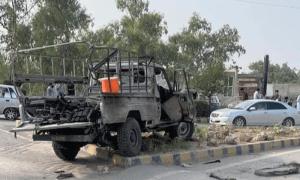 6 Frontier Corps personnel injured as convoy attacked in Peshawar&rsquo;s Hayatabad: police