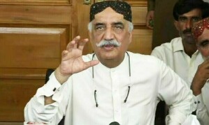جس مردم شماری پر تحفظات ہیں اس پر انتخابات نہیں ہوں گے، خورشید شاہ