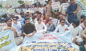Protesters decry unabated extraction of granite from Karoonjhar Hills