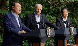 US salutes &lsquo;new era&rsquo; of united Tokyo, Seoul in face of China