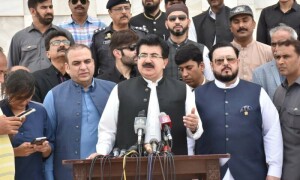Sanjrani reaffirms ECP ruling on polls after delimitation