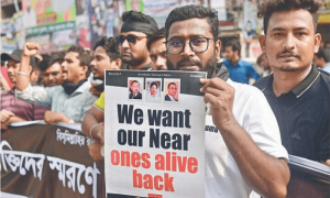 بنگلہ دیش میں &rsquo;جبری گمشدگیوں&lsquo; کے خلاف ہزاروں افراد کا مظاہرہ